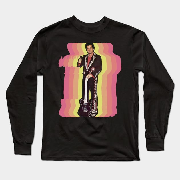 Conway Twitty Long Sleeve T-Shirt by DankFutura